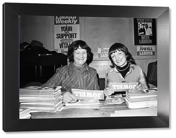 Prime Ministers wife Audrey Callaghan was today at the Labour party offices at