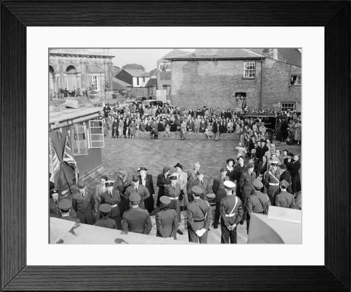 Framed Print : The Foreign Secretary, Mr Anthony Eden opened the Anglo-U. S. A Framed Print : The Foreign Secretary, Mr Anthony Eden opened the Anglo-U. S. A