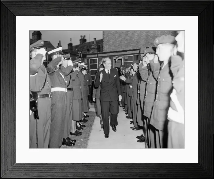 Framed Print : The Foreign Secretary, Mr Anthony Eden opened the Anglo-U. S. A Framed Print : The Foreign Secretary, Mr Anthony Eden opened the Anglo-U. S. A