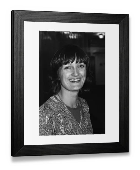 Framed Print : Tessa Jowell, Labour candidate in the Ilford North by-election. 24th January 1978