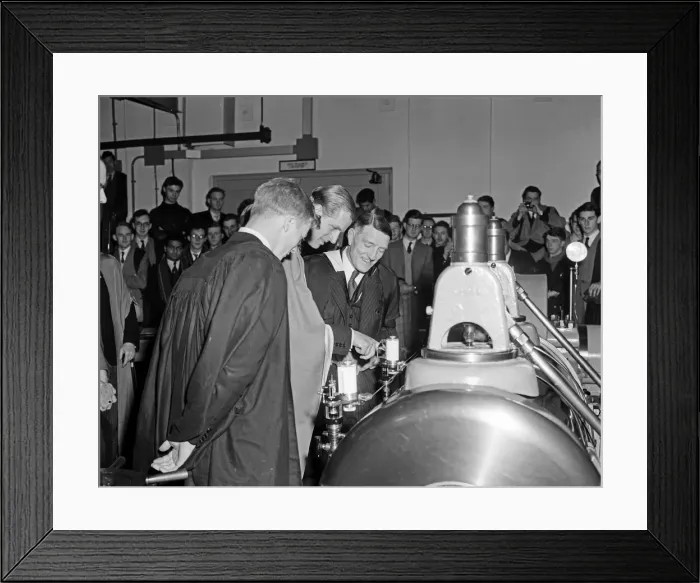 Framed Print : The visit to the University of Cambridge by the Duke of Edinburgh was enriched Framed Print : The visit to the University of Cambridge by the Duke of Edinburgh was enriched
