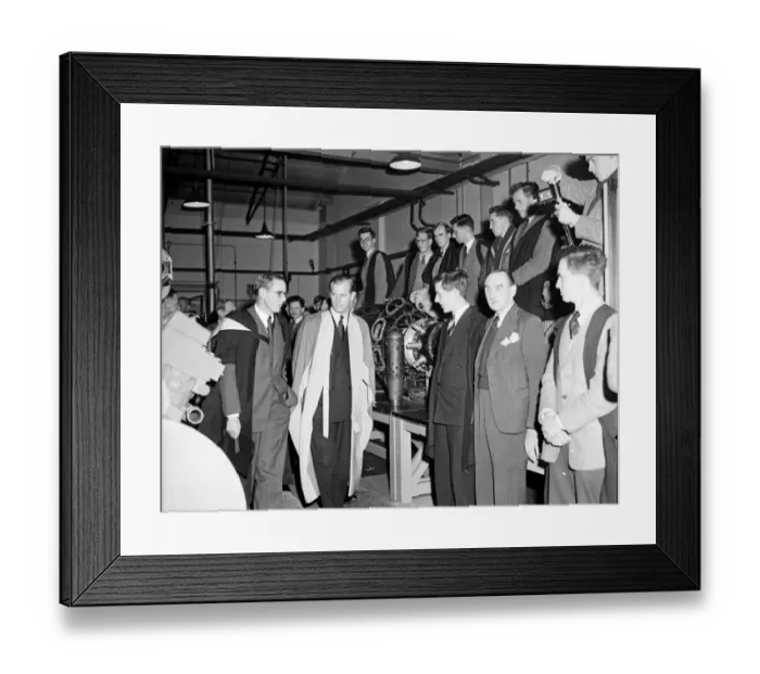 Framed Print : The visit to the University of Cambridge by the Duke of Edinburgh was enriched Framed Print : The visit to the University of Cambridge by the Duke of Edinburgh was enriched