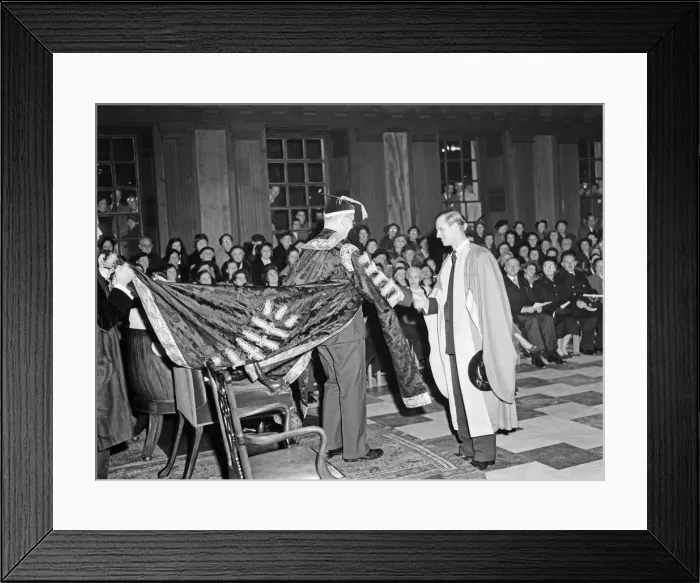 Framed Print : The visit to the University of Cambridge by the Duke of Edinburgh was enriched Framed Print : The visit to the University of Cambridge by the Duke of Edinburgh was enriched