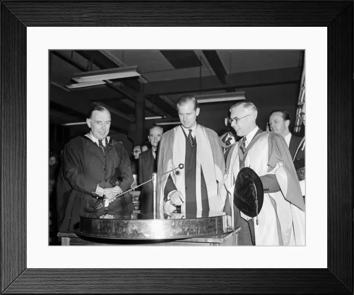 Framed Print : The visit to the University of Cambridge by the Duke of Edinburgh was enriched Framed Print : The visit to the University of Cambridge by the Duke of Edinburgh was enriched