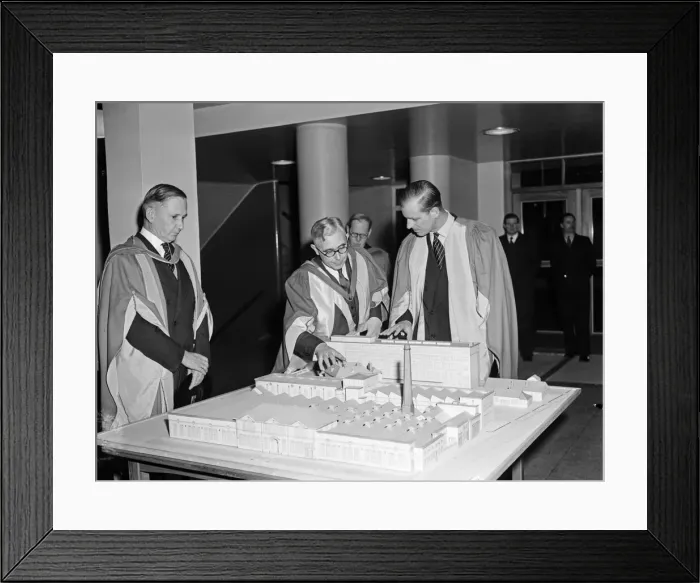 Framed Print : The visit to the University of Cambridge by the Duke of Edinburgh was enriched Framed Print : The visit to the University of Cambridge by the Duke of Edinburgh was enriched