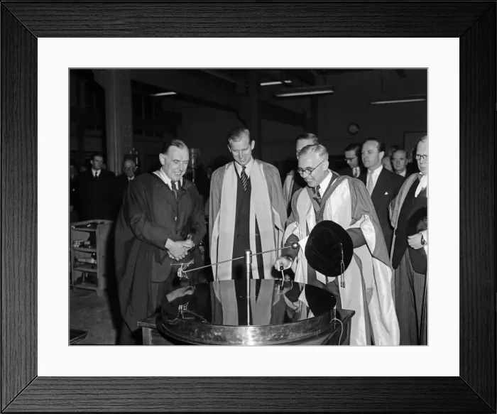 Framed Print : The visit to the University of Cambridge by the Duke of Edinburgh was enriched Framed Print : The visit to the University of Cambridge by the Duke of Edinburgh was enriched