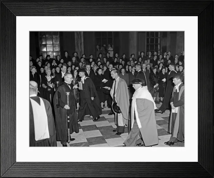 Framed Print : The visit to the University of Cambridge by the Duke of Edinburgh was enriched Framed Print : The visit to the University of Cambridge by the Duke of Edinburgh was enriched