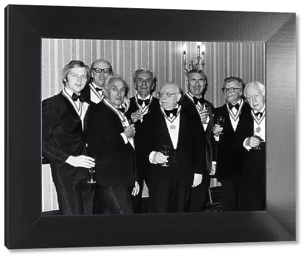Dads Army television programme cast 1977 Left to Right: Ian Lavender
