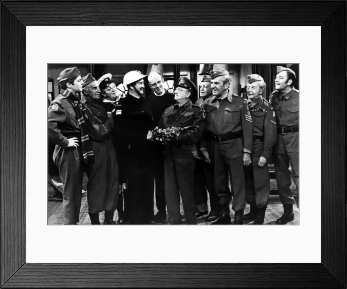 Framed Print : Television programme - Dads Army - A scene from the Dad