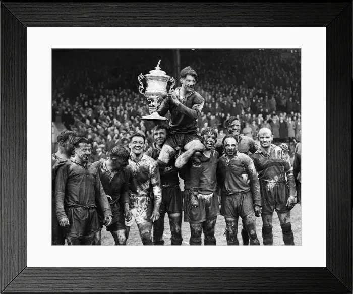 Framed Print : Rugby League Championship Playoff Final. Warrington 7 v Oldham 3