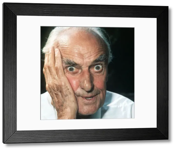 Framed Print : John Laurie actor from Dads Army August 1975