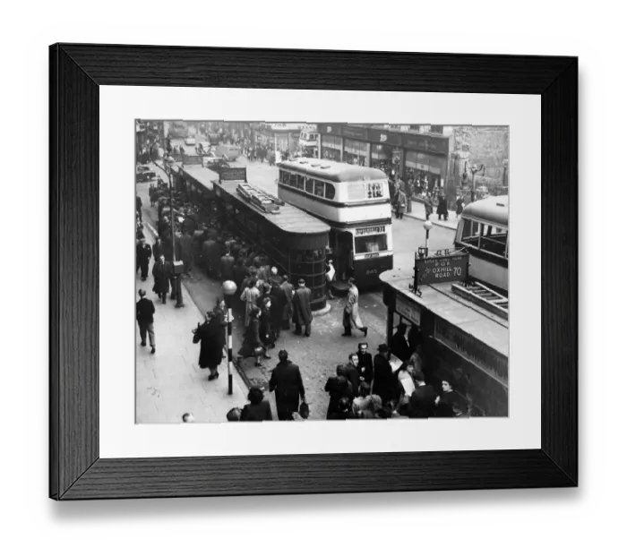 Framed Print : Colmore Row, Birmingham. 25th March 1949