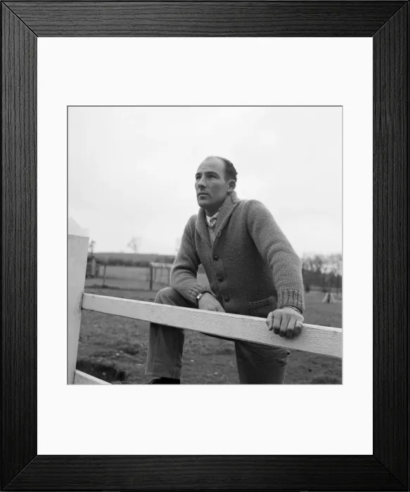 Framed Print : Racing driver Stirling Moss pictured at Nunney, near Frome, Somerset Framed Print : Racing driver Stirling Moss pictured at Nunney, near Frome, Somerset