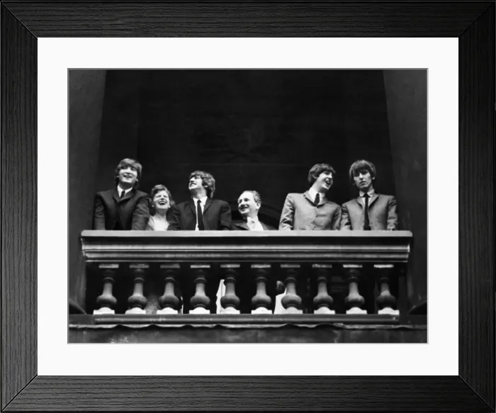 Framed Print : Four days after the world premiere of A Hard Days Night in London Framed Print : Four days after the world premiere of A Hard Days Night in London