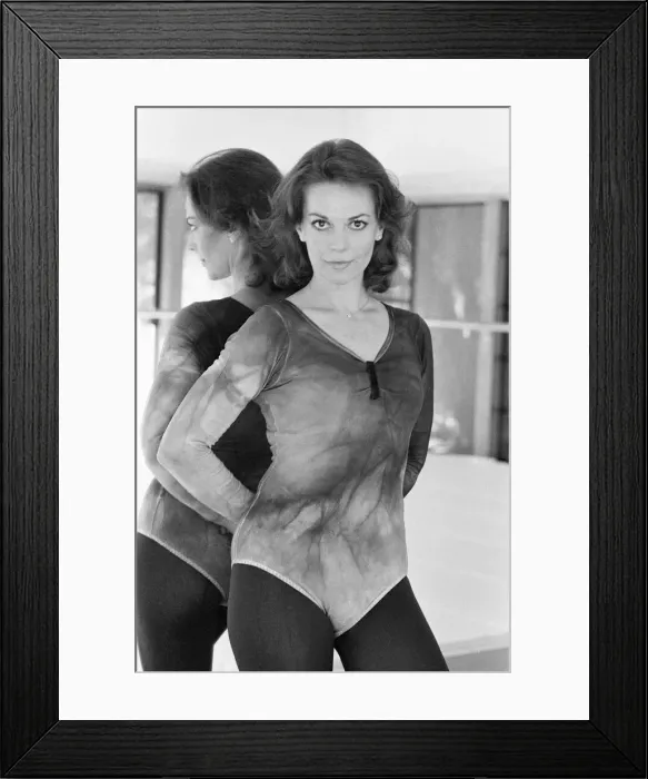 Framed Print : Natalie Wood, american actress at The Golden Door, a luxury keep fit spa in San Marcos Framed Print : Natalie Wood, american actress at The Golden Door, a luxury keep fit spa in San Marcos