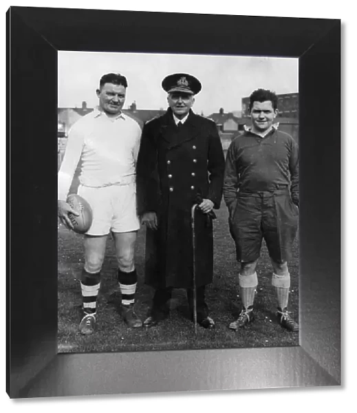 Memorial match at Newport, Wales for Maurice Turnbull who was killed during the Allied