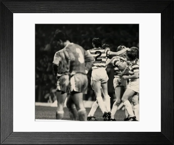 Framed Print : EQI CELTIC VERSUS RAPID VIENNA NOVEMBER 1984 European football project Celtic Framed Print : EQI CELTIC VERSUS RAPID VIENNA NOVEMBER 1984 European football project Celtic