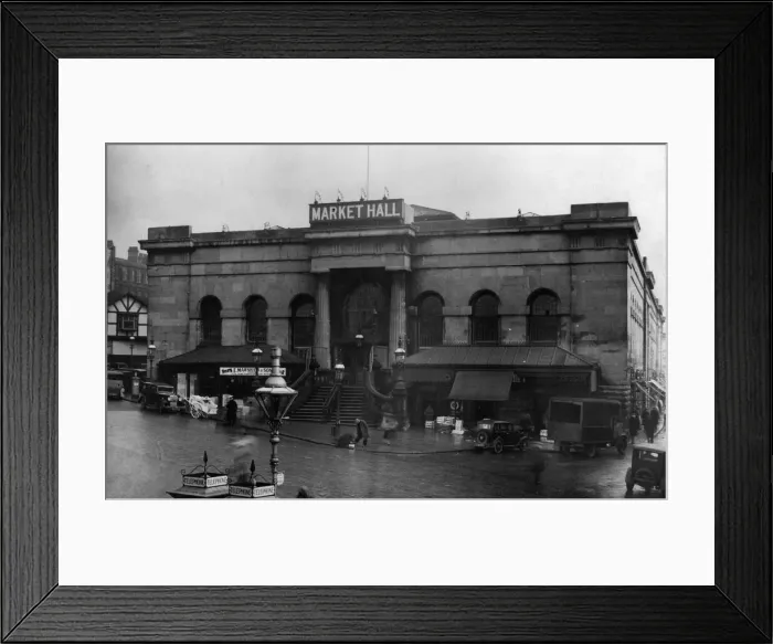 Framed Print : Market Hall Bull Ring, Birmingham, West Midlands, Monday 31st December 1934 Framed Print : Market Hall Bull Ring, Birmingham, West Midlands, Monday 31st December 1934