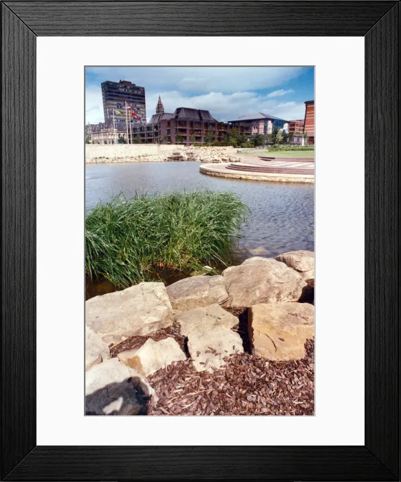 Framed Print : Central Gardens, Middlesbrough. 12th July 1991 Framed Print : Central Gardens, Middlesbrough. 12th July 1991