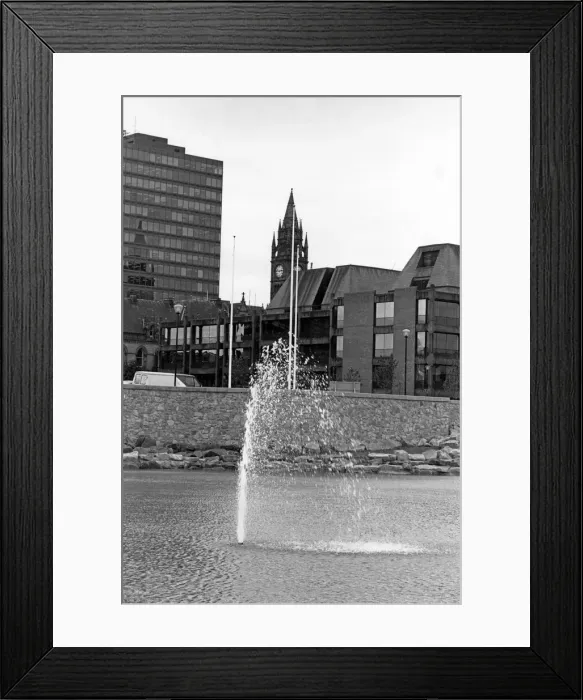 Framed Print : Work is completing on the construction of Middlesbrough Framed Print : Work is completing on the construction of Middlesbrough