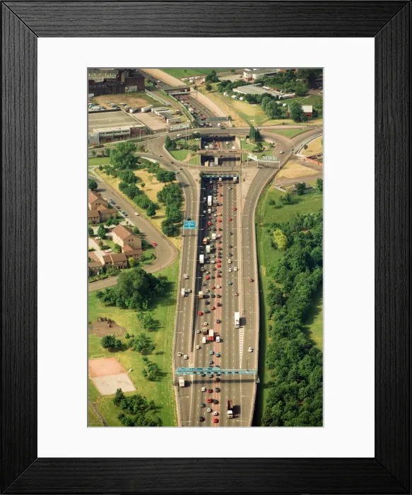Framed Print : Aerial views of Birmingham, taken from the BRMB Flying Eye. 15th June 1994 Framed Print : Aerial views of Birmingham, taken from the BRMB Flying Eye. 15th June 1994