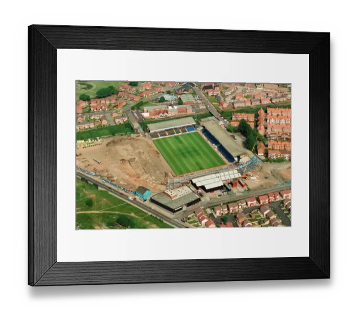 Framed Print : Aerial views of St Andrews Stadium, Birmingham, taken from the BRMB Flying Eye Framed Print : Aerial views of St Andrews Stadium, Birmingham, taken from the BRMB Flying Eye