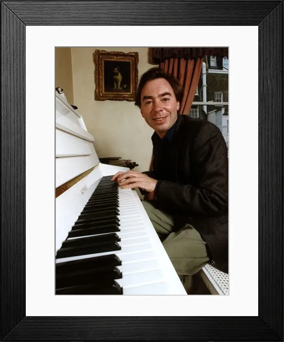 Framed Print : Andrew Lloyd Webber Opera Writer and Composer dbase
