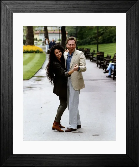 Framed Print : Sarah Brightman Actress Singer Dancer Actress Singer Dancer Posing With Her Ex-Husband Framed Print : Sarah Brightman Actress Singer Dancer Actress Singer Dancer Posing With Her Ex-Husband