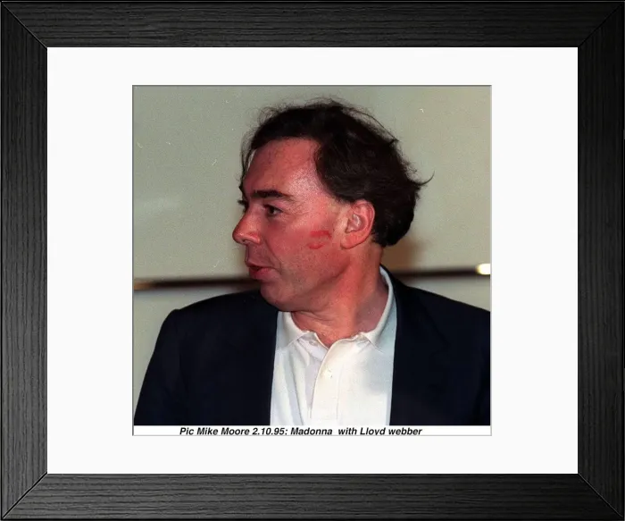 Framed Print : Andrew Lloyd Webber musical and theatre producer and writer Framed Print : Andrew Lloyd Webber musical and theatre producer and writer
