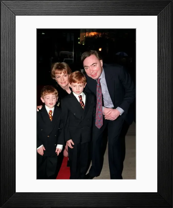 Framed Print : Sir Andrew Lloyd Webber April 98 Arriving with his wife Madeleine Framed Print : Sir Andrew Lloyd Webber April 98 Arriving with his wife Madeleine