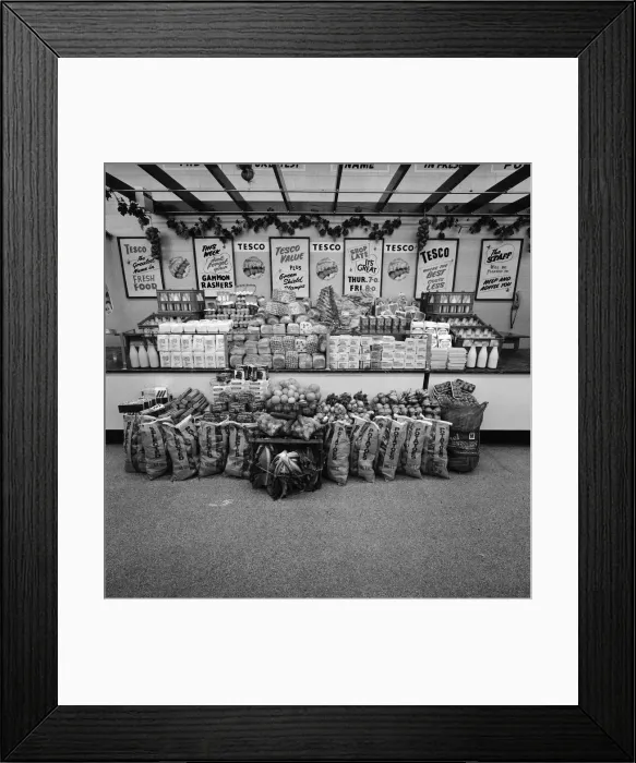 Framed Print : The amount of food the average person eats per year in Great Britain. 25th May 1969 Framed Print : The amount of food the average person eats per year in Great Britain. 25th May 1969