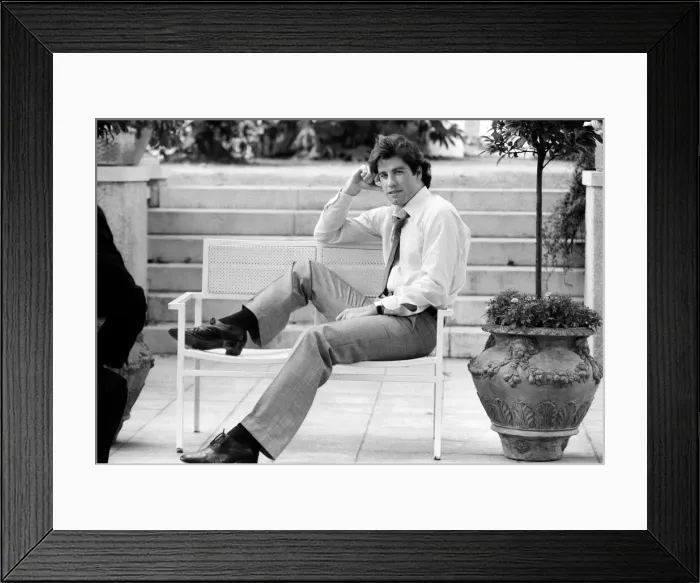 Framed Print : John Travolta, actor, singer and dancer, pictured in London Framed Print : John Travolta, actor, singer and dancer, pictured in London