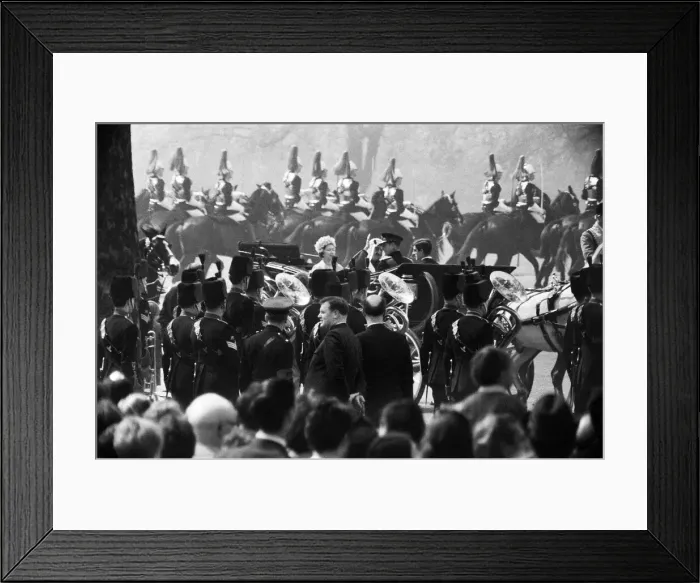 Framed Print : King Faisal of Saudi Arabia, State Visit to London, May 1967