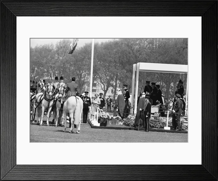 Framed Print : King Faisal of Saudi Arabia, State Visit to London, May 1967