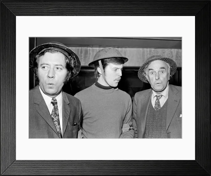Framed Print : The complete Dads Army team reported for duty today in the EMI Abbey Road Studios Framed Print : The complete Dads Army team reported for duty today in the EMI Abbey Road Studios