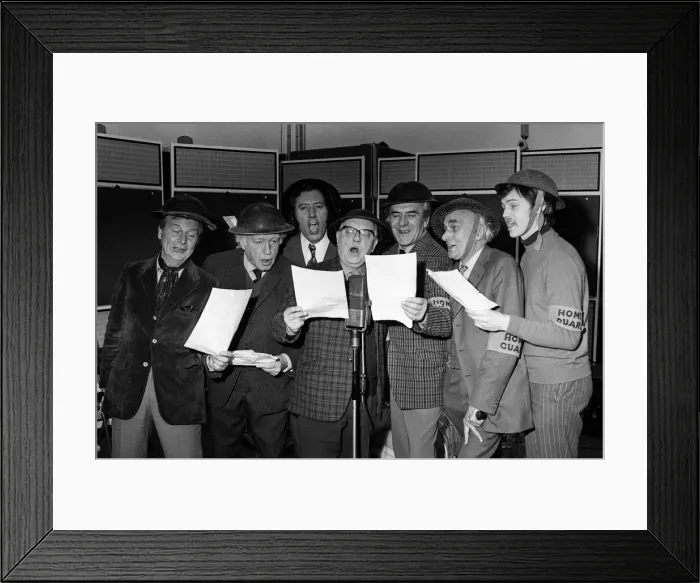 Framed Print : The complete Dads Army team reported for duty today in the EMI Abbey Road Studios Framed Print : The complete Dads Army team reported for duty today in the EMI Abbey Road Studios