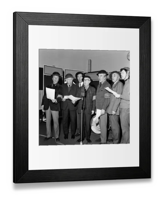 Framed Print : The complete Dads Army team reported for duty today in the EMI Abbey Road Studios Framed Print : The complete Dads Army team reported for duty today in the EMI Abbey Road Studios