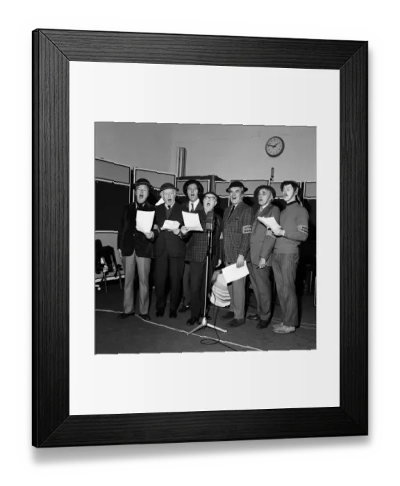 Framed Print : The complete Dads Army team reported for duty today in the EMI Abbey Road Studios Framed Print : The complete Dads Army team reported for duty today in the EMI Abbey Road Studios