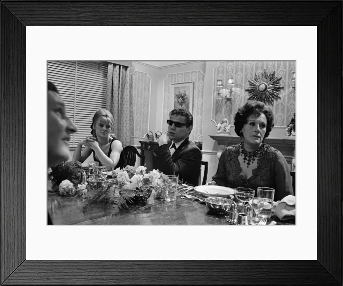 Framed Print : Julie Christie, actor, pictured on the set of the film Darling