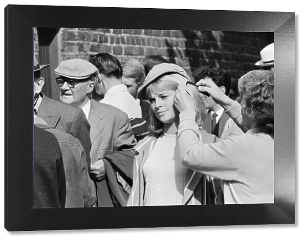 Julie Christie, actor, pictured on the set of the film 'Darling'