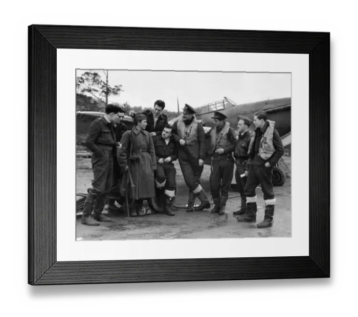 Framed Print : No 151 Wing Royal Air Force was a British unit which fought alongside the Soviet forces Framed Print : No 151 Wing Royal Air Force was a British unit which fought alongside the Soviet forces