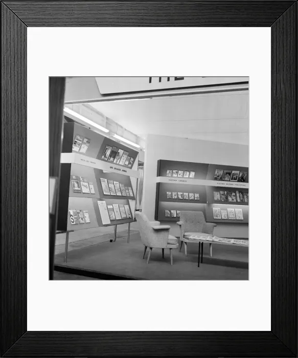 Framed Print : The Daily Mirror Group Stand at The Newsagents Fair, exhibition hall complex Framed Print : The Daily Mirror Group Stand at The Newsagents Fair, exhibition hall complex