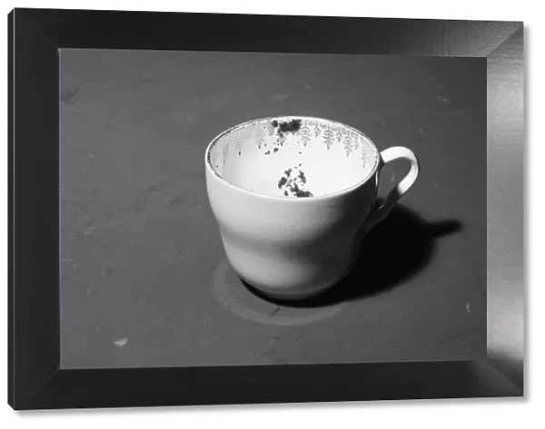 Picture shows, a Tea Cup. In 1961. Picture originally taken for a Daily