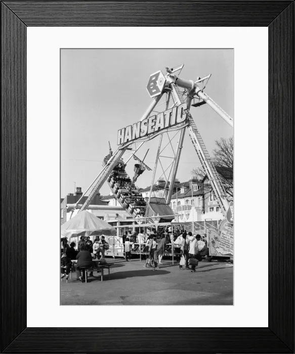 Framed Print : Scenes at Bembom Brothers White Knuckle Theme Park (formerly known as Dreamland Framed Print : Scenes at Bembom Brothers White Knuckle Theme Park (formerly known as Dreamland