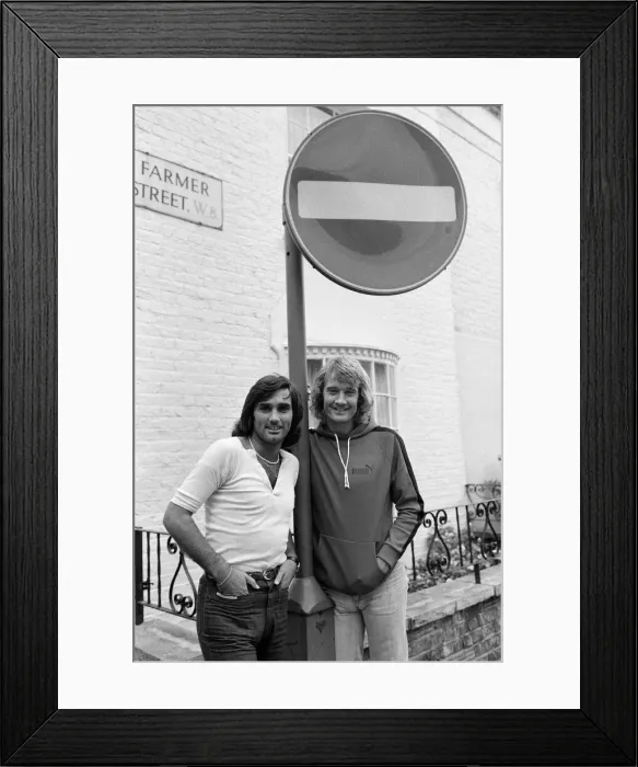 Framed Print : George Best plays for Fulham this saturday. The Football League today dramatically gave Framed Print : George Best plays for Fulham this saturday. The Football League today dramatically gave