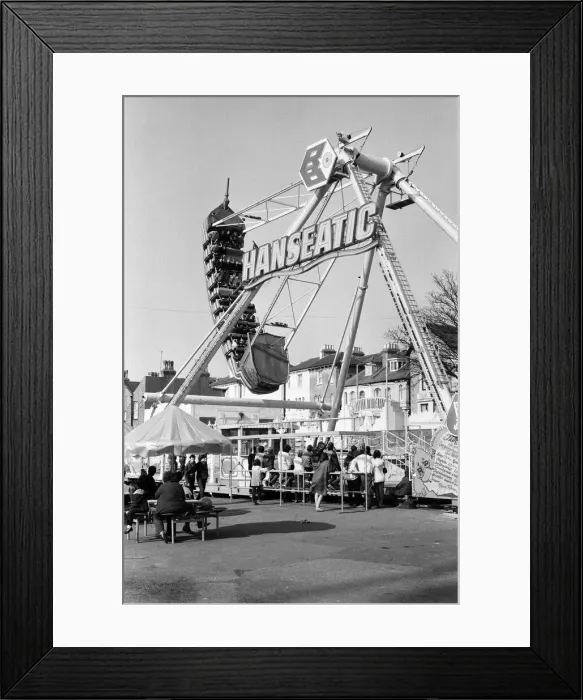 Framed Print : Scenes at Bembom Brothers White Knuckle Theme Park (formerly known as Dreamland Framed Print : Scenes at Bembom Brothers White Knuckle Theme Park (formerly known as Dreamland