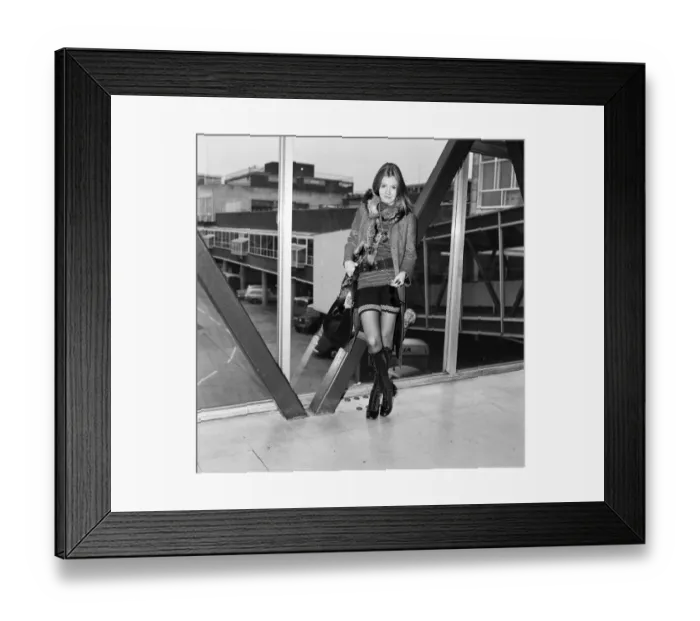 Framed Print : Hayley Mills at Heathrow Airport today. She is going to Nice to look at her Villa which Framed Print : Hayley Mills at Heathrow Airport today. She is going to Nice to look at her Villa which
