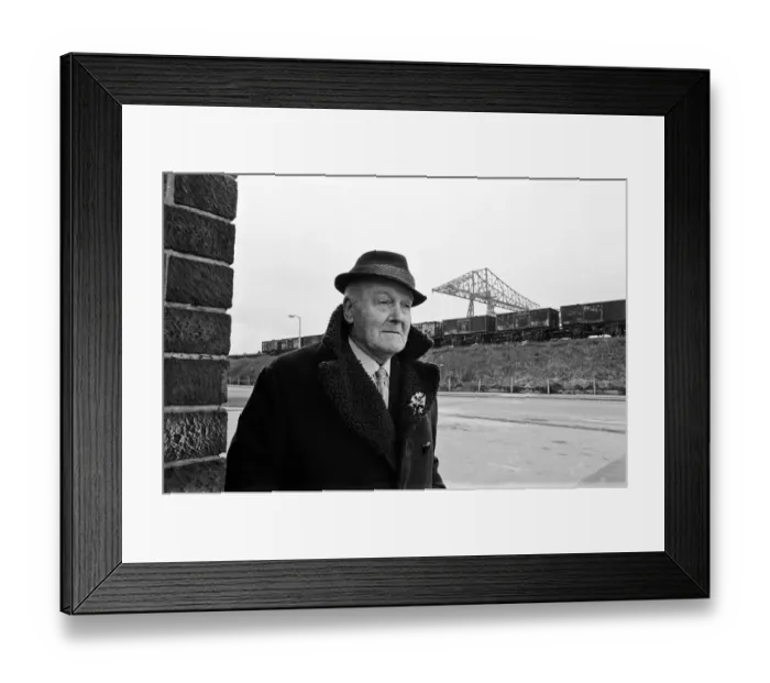 Framed Print : Scenes in Port Clarence, Stockton-on-Tees. 1972