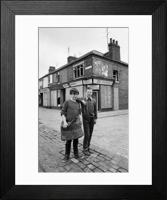 Framed Print : Scenes in Port Clarence, Stockton-on-Tees. 1972 Framed Print : Scenes in Port Clarence, Stockton-on-Tees. 1972