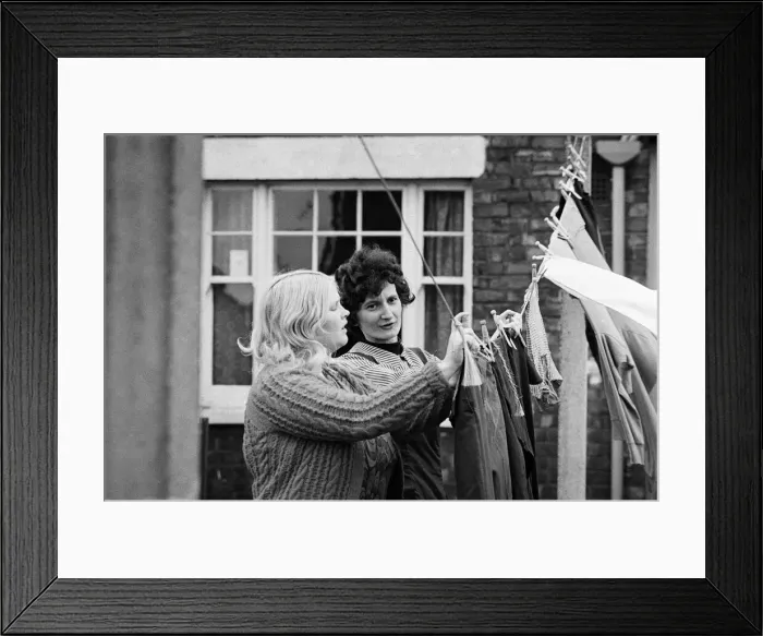 Framed Print : Scenes in Port Clarence, Stockton-on-Tees. 1972